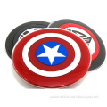 For galaxy S6 S6 edge QI Captain America wireless charger